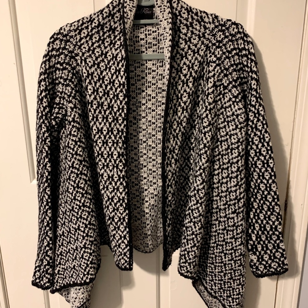 Zara Open Front Cardigan Sweater